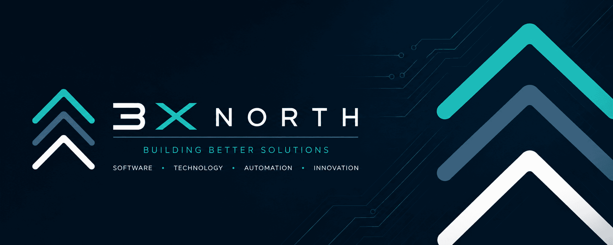 3XNorth Building Better Solutions technology banner